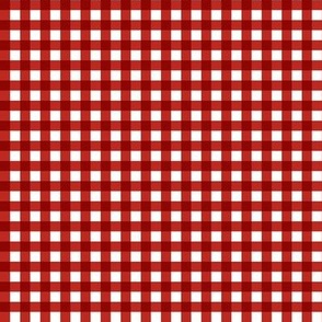 Poppy Red Gingham Small