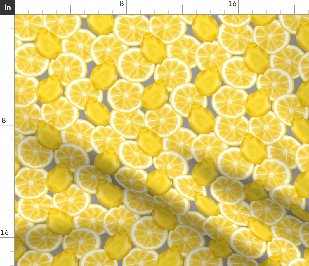 lemon cluster - grey