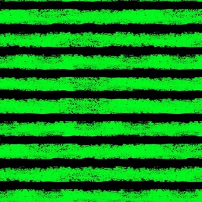 black and neon green splatter stripes
