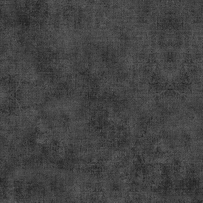 Linen Texture in Vintage Black | Faded black linen pattern, rustic coordinate fabric for the Indian Woodblock pattern (gold and faded black), dark gray linen.