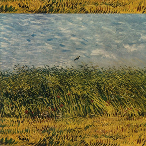 Vincent van Gogh A Wheat Field circa 1887