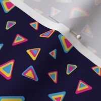 90's Inspired Triangle Shapes Subtle Pan Pride 