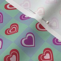 Checkerboard Game Valentine’s Day Cute Love Sweet Hearts 