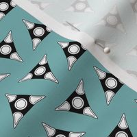 Space Age Atomic Triangular Shapes