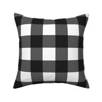 Medium Black and White Gingham