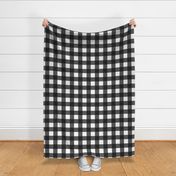 Medium Black and White Gingham