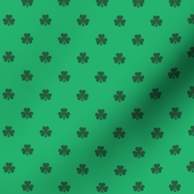 Shamrock Green Polka Dots Luck of the Irish