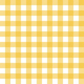 Small Yellow and White Gingham