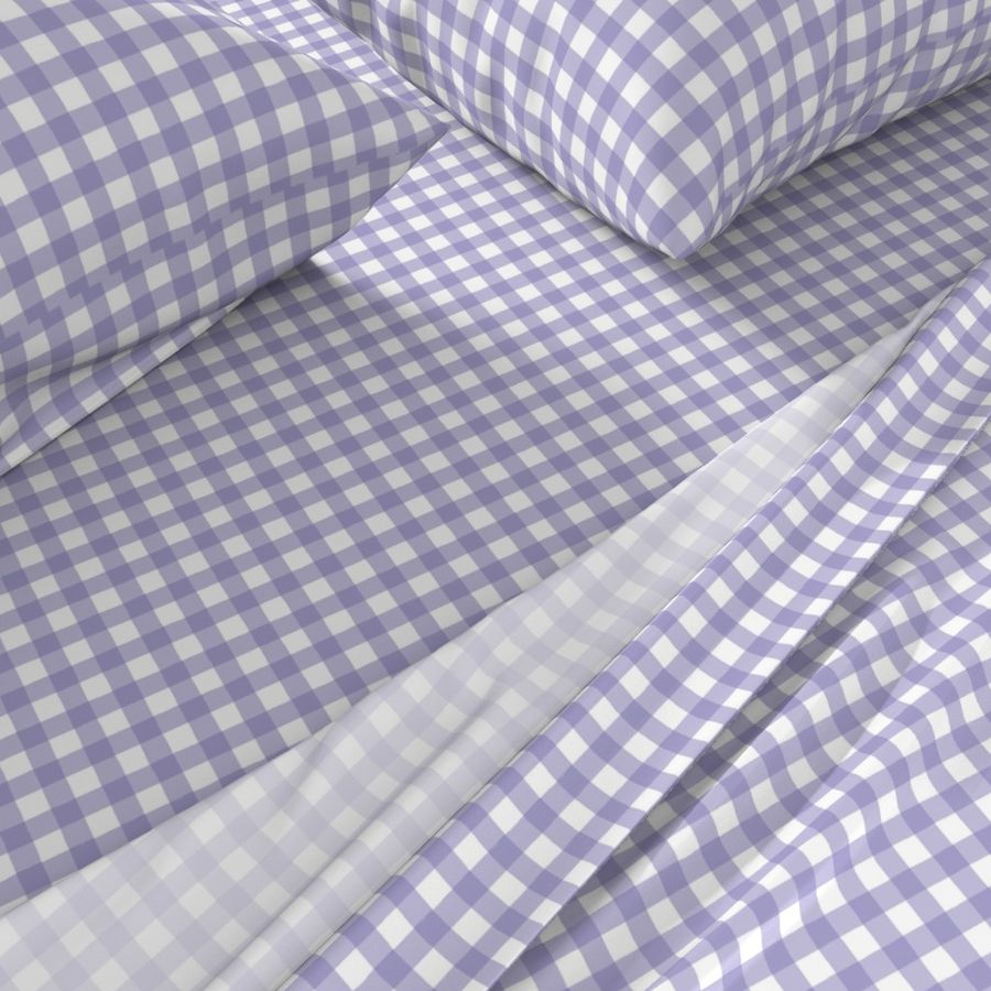 Gingham-Lavender