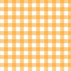 Gingham-Orange