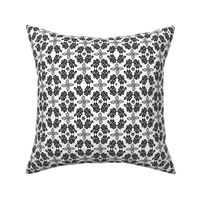 Black and White Damask 2