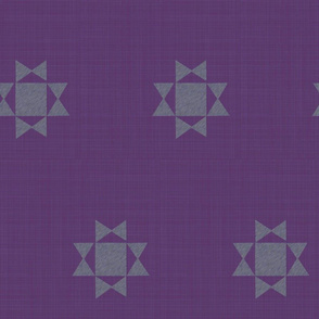 quilt square on purple