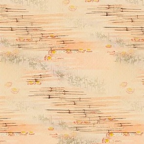 Japanese Abstract Bamboo