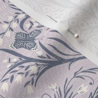 medium scale - new heights damask - soft lilac