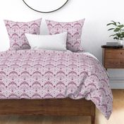 small scale - new heights damask - mauve