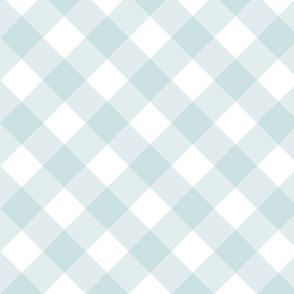 Blue And White Gingham 