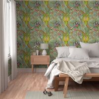 Safari Damask- large print