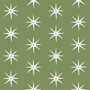OLIVE AND white STARS