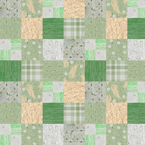 White Willow Patchwork Quilt (small)