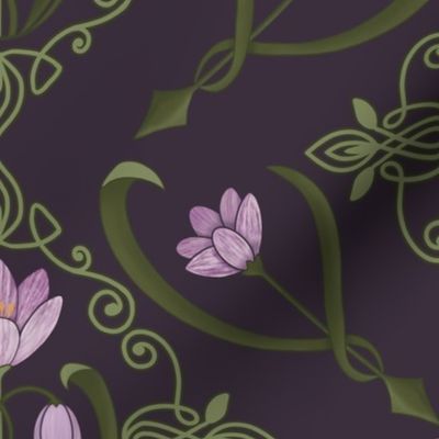 Crocus damask purple