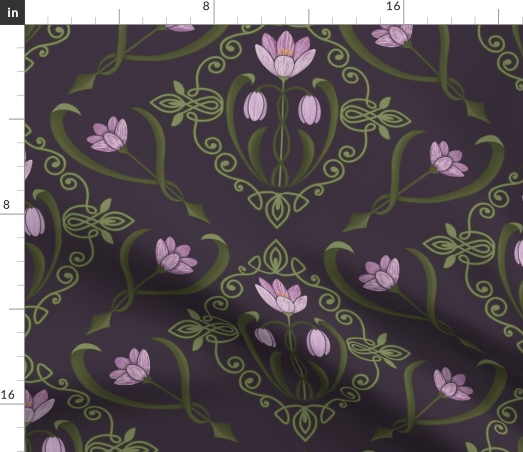 Crocus damask purple