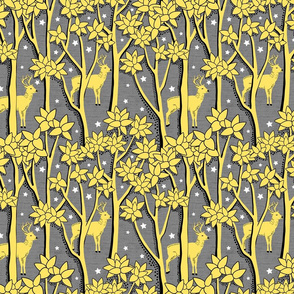 Yellow and Gray Stag Forest