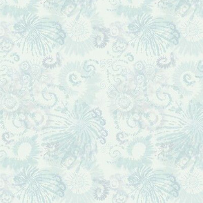 4x6-Inch Repeat of Soft Tie Dye in Pale Blue
