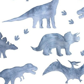 watercolor dinos | 5.5 inches