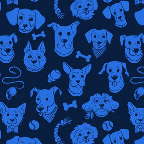 Doggos 2 on Blue