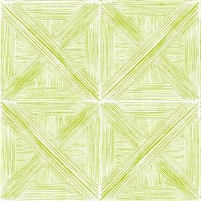 Light Green Watercolor Basketweave - Small Scale