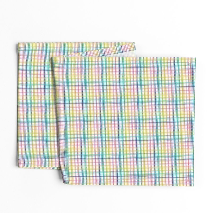 mini rainbow gingham