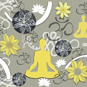 Meditation in Gray and Yellow