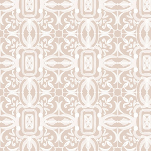 Moroccan Tiles In Nude (Nude Background)