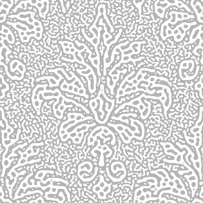 Contemporary organic damask