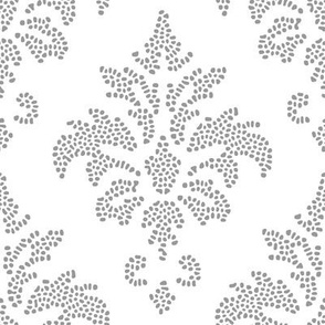 Spotty damask design