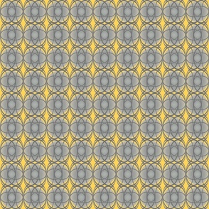 Weave Yellow and Grey