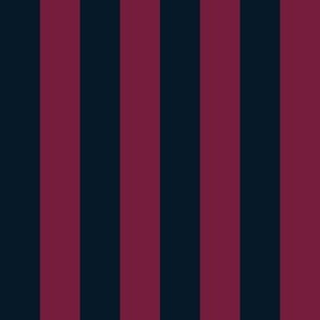 custom scale 1" navy burgundy stripes