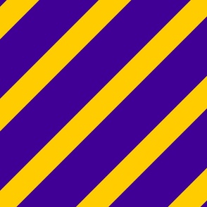 Diagonal Stripe Purple & Yellow