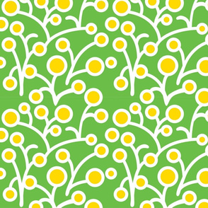 Blossoms in Yellow/Green