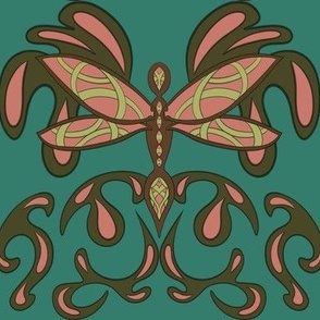 Dragonfly Damask