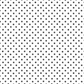 Small scale. Polka dot black and white