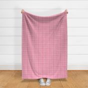 Valentine Love Me Do Plaid-  Cyclamen pink- -small