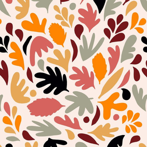 Retro Fall in Love - Matisse Foliage - L