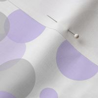 Purple Grey Polka Dots