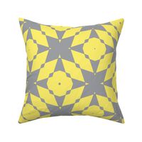 Arabesque in Yellow and Gray (large scale)