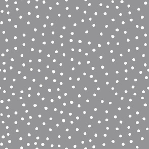 white dots on ultimate gray background