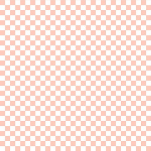 Pink and White Checkerboard - Medium