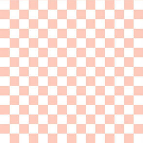 Pink and White Checkerboard - Large