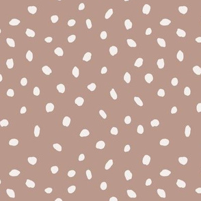 Confetti spots mocha – small scale