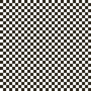 Black and White Checkerboard - Medium